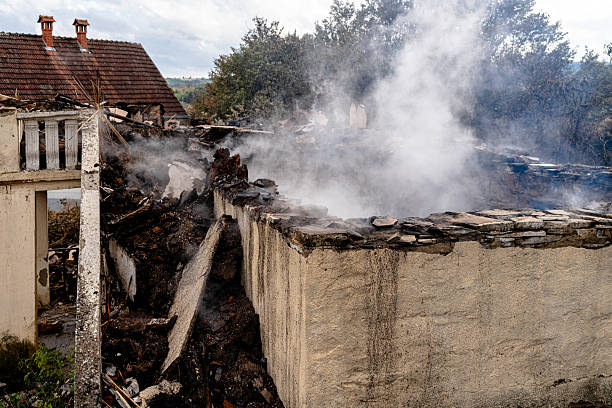 Professional Fire Damage Removal technician working in Frisco, TX